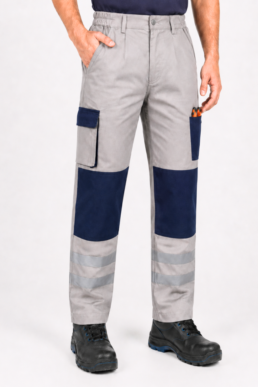 سروال لخدمة كارغو - Pantalon de travail Cargo Bicolor