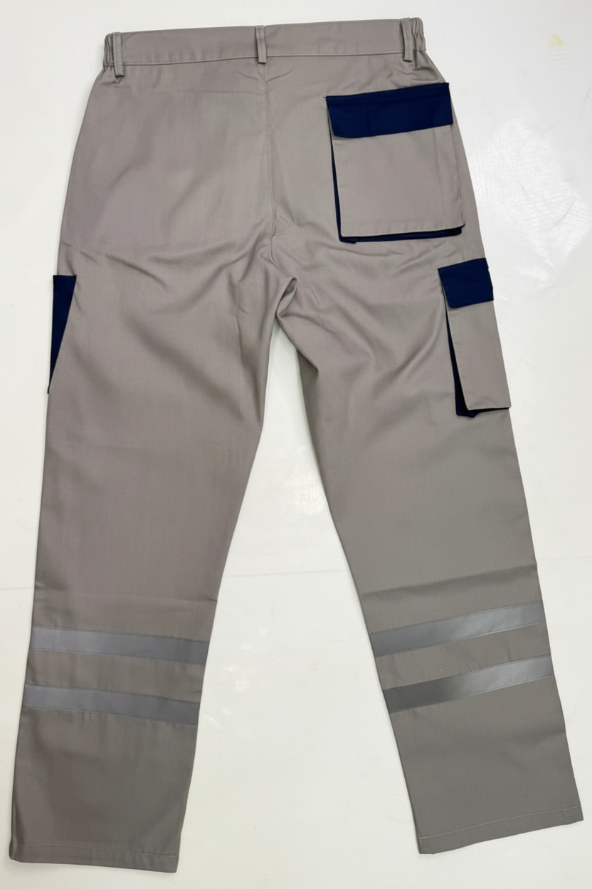 سروال لخدمة كارغو - Pantalon de travail Cargo Gris / Bleu Marine