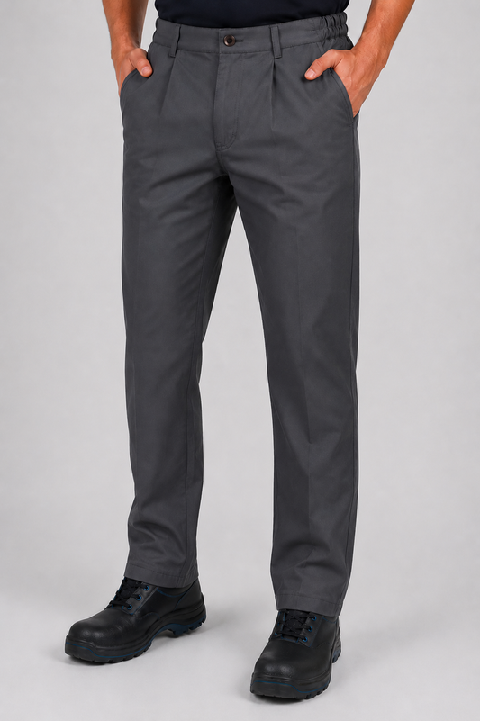سروال الخدمة الأساسي - Pantalon de Travail Basique Gris