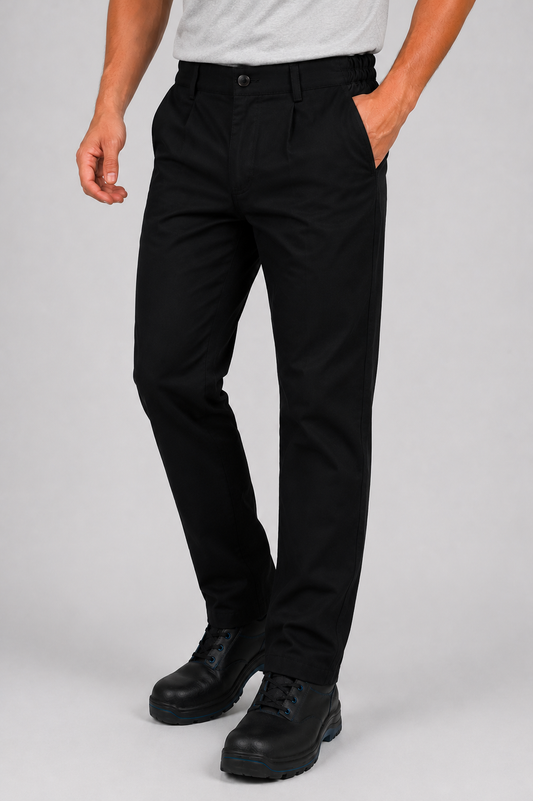 سروال الخدمة الأساسي - Pantalon de Travail Basique Noir